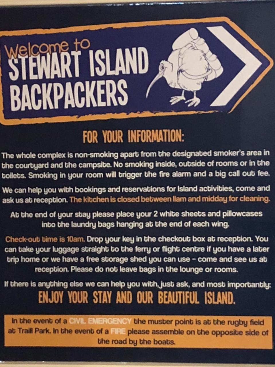 Hostel Stewart Island Backpackers Half-moon Bay Zewnętrze zdjęcie